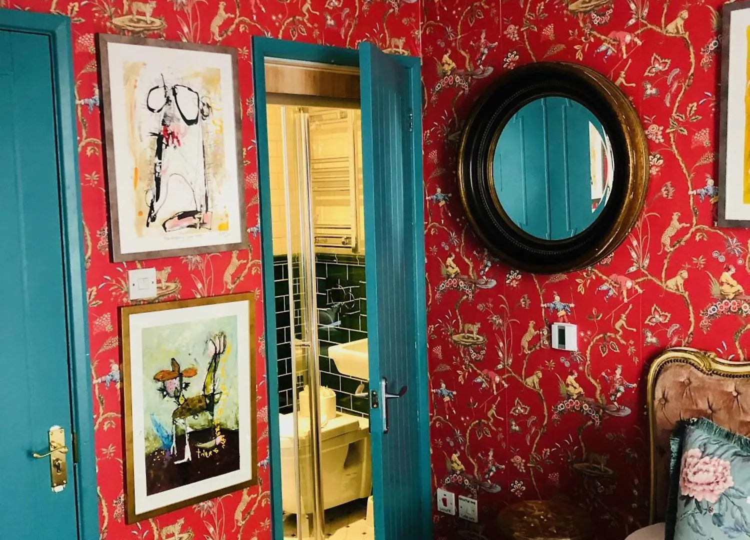 Scarlet Room At The Regency House Okręg wyborczy Hove Hotel kapsułowy
